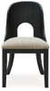 Rowanbeck - Dining Upholstered Side Chair (Set of 2) - Gray / Black