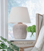 Danry - Metal Table Lamp - Distressed Cream
