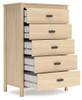 Cabinella - Five Drawer Chest - Tan