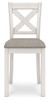 Robbinsdale - Upholstered Barstool (Set of 2) - Antique White