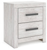 Cayboni - Two Drawer Night Stand - Whitewash