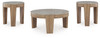Guystone - Occasional Table Set (Set of 3) - Light Brown