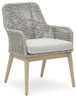 Seton Creek - Arm Chair With Cushion (Set of 2) - Gray