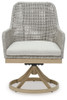Seton Creek - Swivel Chair With Cushion (Set of 2) - Gray