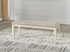 Robbinsdale - Large Upholstered Dining Room Bench - Antique White
