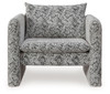 Kenbell - Accent Chair - Black / White