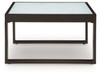 Beachloft - Square Cocktail Table - Black / Gray