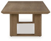 Serene Bay - Rectangular Cocktail Table - Dark Brown