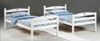 Sullivan Twin over Twin Bunk Beds for Kids White Finish Separated into 2 Twin Size Beds