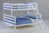 Sullivan Twin over Full Bunk Beds for Kids White Finish