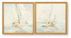 Winbrook - Wall Art Set (Set of 2) - Gray / Tan / Gold Finish