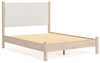 Cadmori - Upholstered Panel Bed