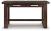 Breckington - Home Office Desk - Dark Brown