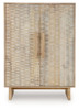 Dallinbury - Accent Cabinet - Natural / White Wash