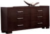 Makenna Cappuccino Double Dresser