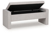 Akselman - Storage Bench - Gray