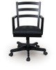 Wildenauer - Home Office Swivel Desk Chair - Brown / Black