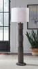 Fainwell - Poly Floor Lamp - Distressed Black