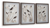 Honslow - Wall Art Set (Set of 3) - Brown / Black / White