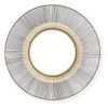 Dallmen - Accent Mirror - Black / Gold Finish
