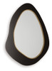 Kierlock - Accent Mirror - Black / Gold Finish