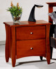 Eastwood Cherry 2 Drawer Nightstand