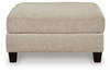 Steelwater Retreat - Oversized Accent Ottoman - Latte