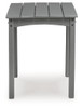 Lone View Bay - Square End Table - Gray