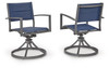 Point Bonita Sling Swivel Chair (2/CN)