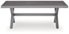 Dillon Beach - Rectangular Cocktail Table - Gray