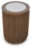 Hadonna Round End Table