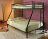 Clifton Street Metal Twin over Full Black Bunk Beds Room