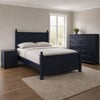 Annapolis Blue Queen 3-Piece Panel Bedroom Set arranged in a bedroom