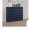 11-Drawer Large Dresser included in the Annapolis Blue Queen 3-Piece Panel Bedroom Set