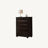 5-Drawer Chest included in the Foster Espresso Queen 4-Piece Storage Bedroom Set