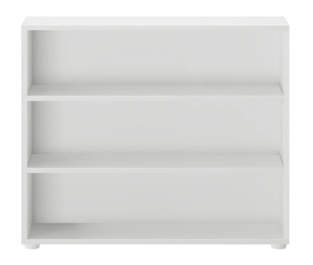 Stella White 3 Shelf Bookcase Front View