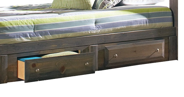 Carmichael Gray Optional Set of 2 Under Bed Storage Drawers