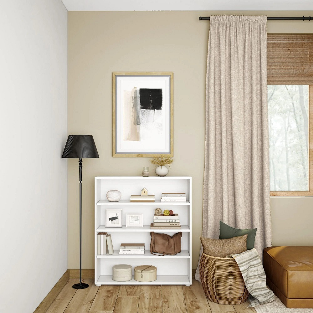 Stella White 4 Shelf Bookcase Room