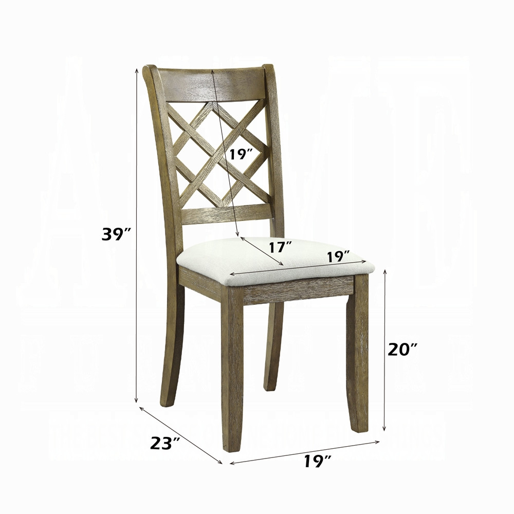 Manufacturer assembled-dimension diagram for Karsen DN01450 chair.