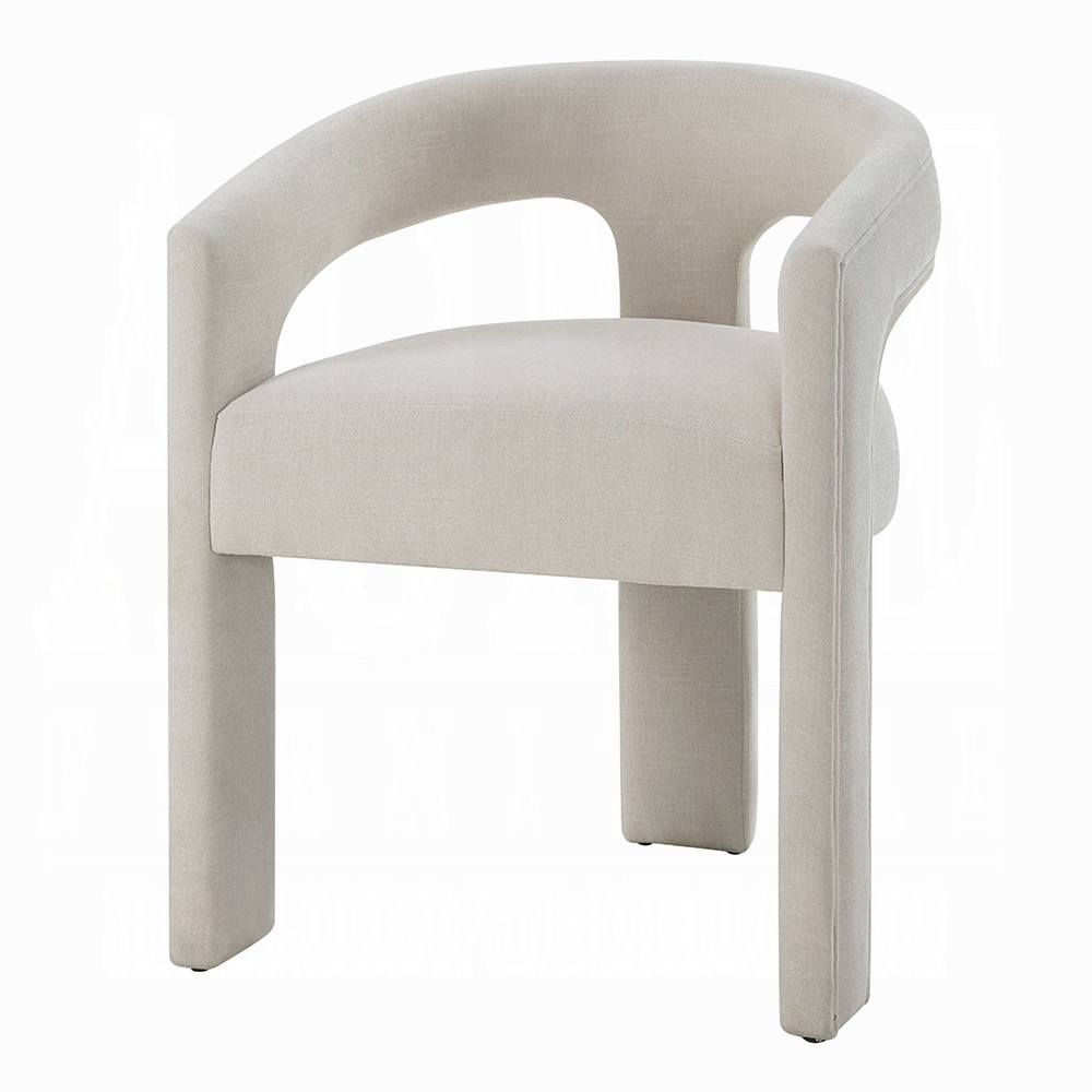 Barrel chair option DN02856. Four matching chairs are included when this style is selected.