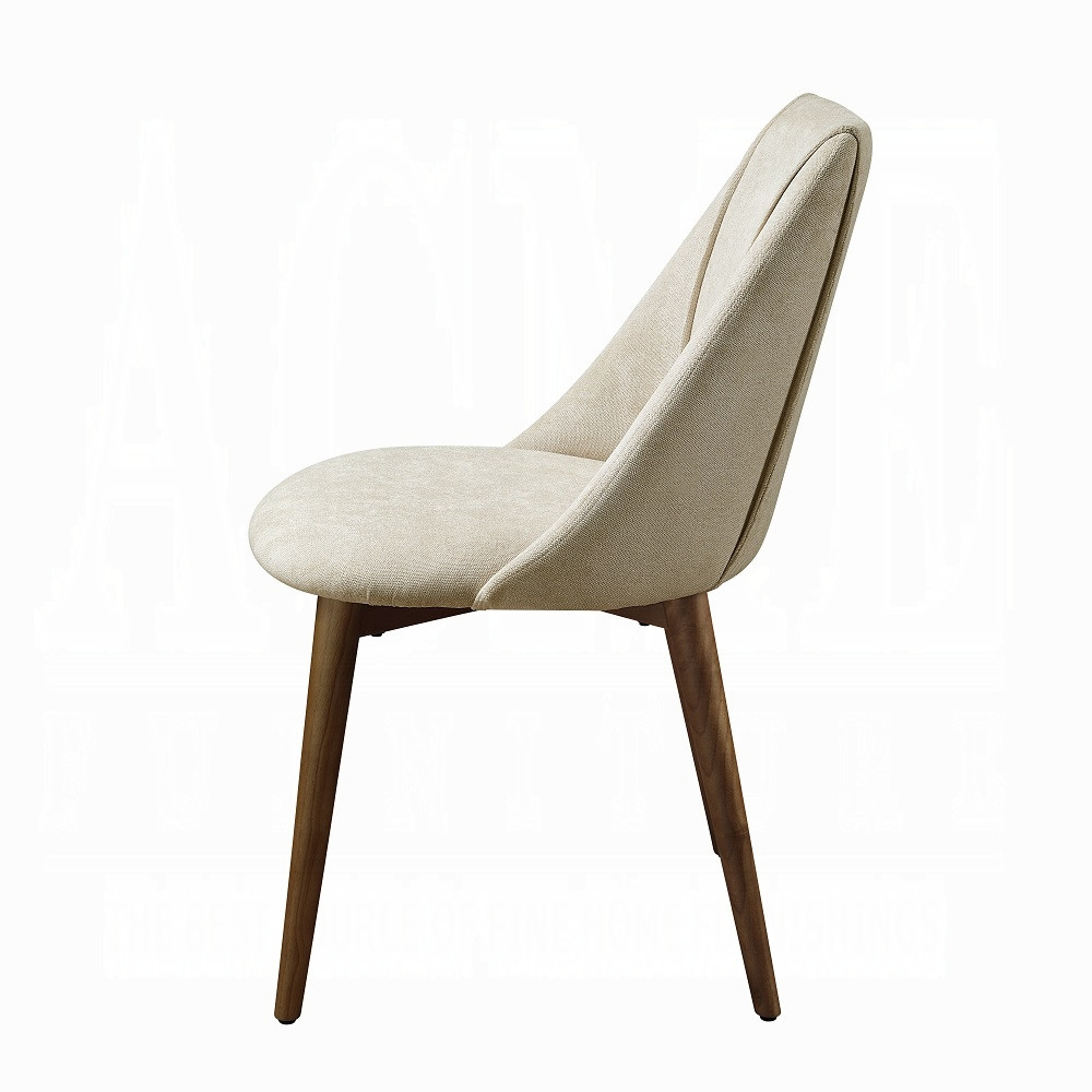 Profile view of the included DN03146 upholstered side chair.