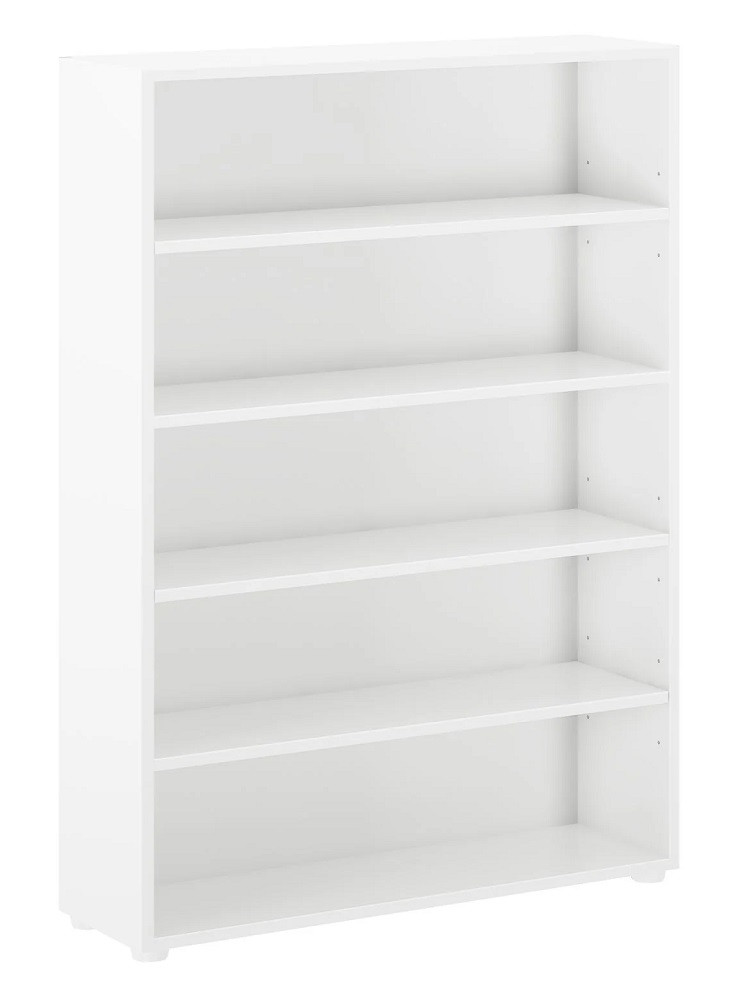 Stella White 5 Shelf Bookcase
