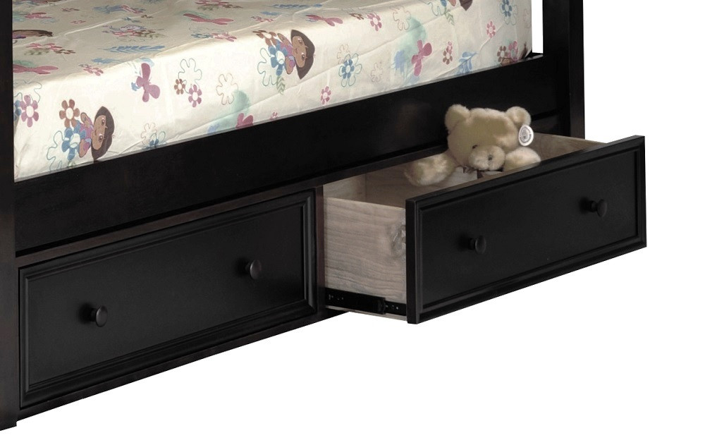 Eberhardt Black Optional Set of 2 Underbed Storage Drawers