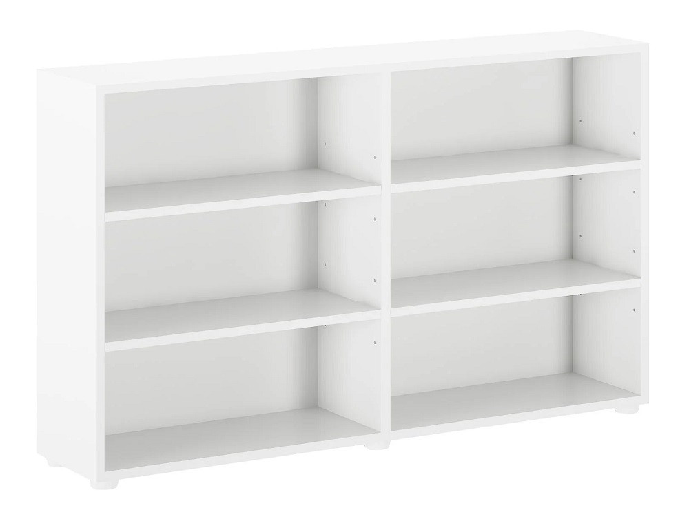 Stella White 6 Shelf Bookcase