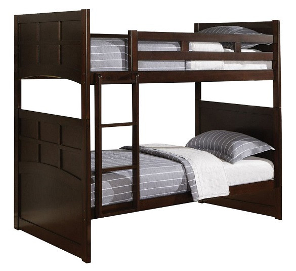 Sheraton Park Cappuccino Twin over Twin Bunk Beds