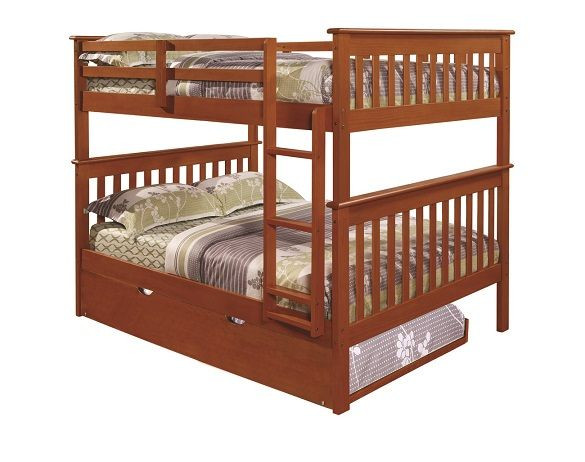 Park City Full over Full Bunk Bed shown with Optional Twin Trundle
