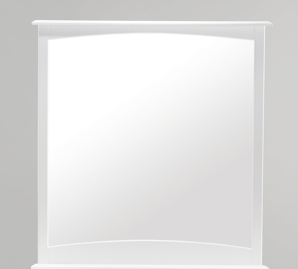 Hollywood White Vertical Mirror