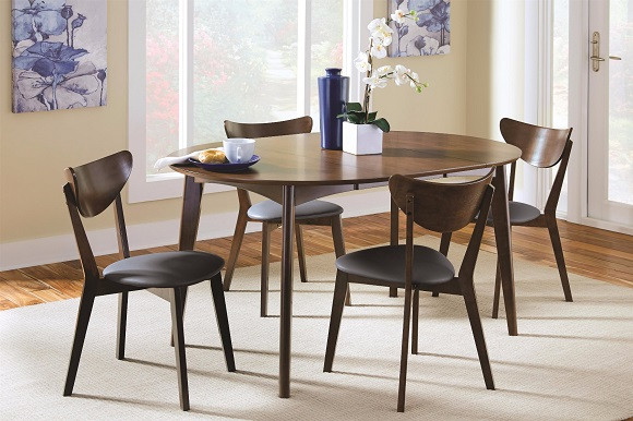 Collins Dining Table shown with Optional Collins Dining Chairs Room