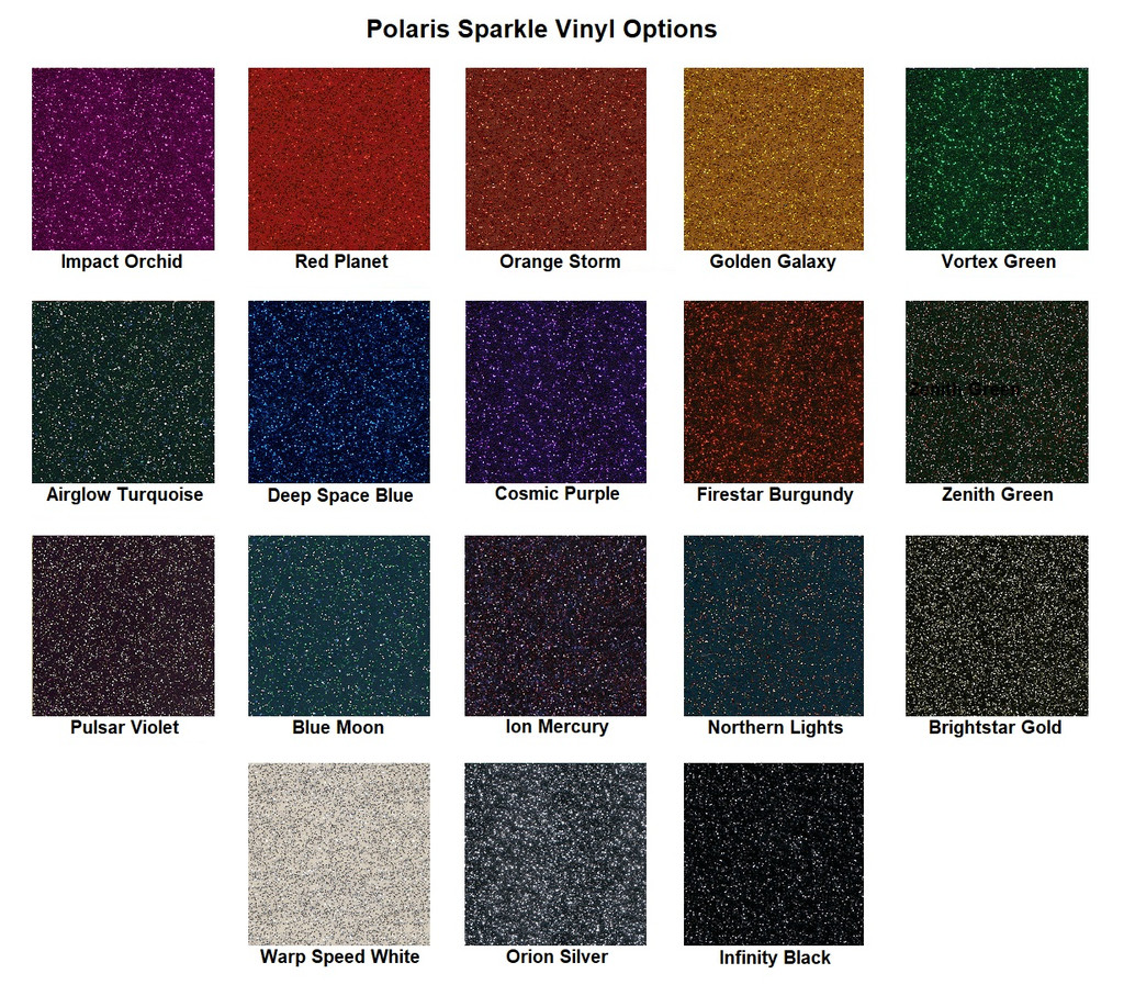 Luna Retro Bar Stool Polaris Sparkle Vinyl Options