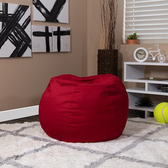 Red Bean Bag Chairs for Kids Room